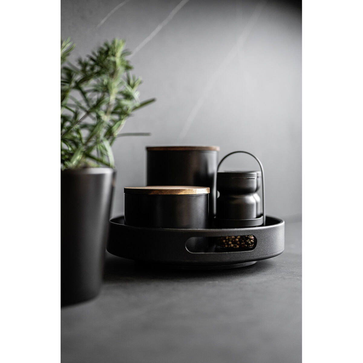Tabuleiro Wenko Susie 55098100 Preto Redondo